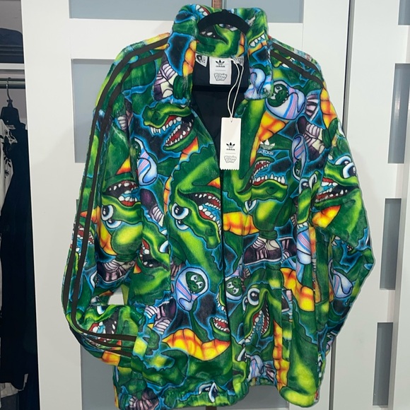 đź’šNWTđź’šADIDAS ORIGINALS x KERWIN FROST MENS KF JACKET. CROCODILE PRINT. SIZE:XL - Picture 1 of 7